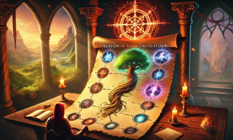 season of discovery talent calculator