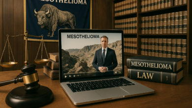 "Wyoming mesothelioma lawyer explaining legal options on Vimeo video"