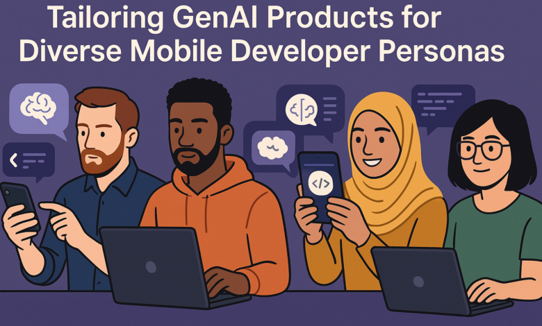 tailoring genai products for diverse mobile developer personas Ai technology
